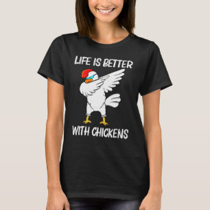Cooles Huhn für Männer Roster-Vogel T-Shirt