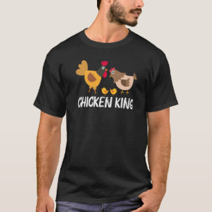 Cooles Huhn für Männer Vater Rooster Hen Chicks Po T-Shirt