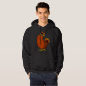 Cooles Huhn mit Sonnenbrille Hoodie (Vorne ganz)