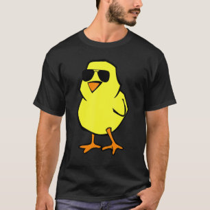 Cooles Huhn mit Sonnenbrille Sonnenbrille Kick Sum T-Shirt