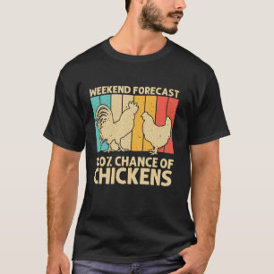 Cooles Hühnchen Frauen Rooster Hüber Kiche T-Shirt