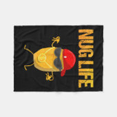 Cooles Hühnchen Nugget Kunst für Jungen Kinder Hüh Fleecedecke (Vorderseite (Horizontal))