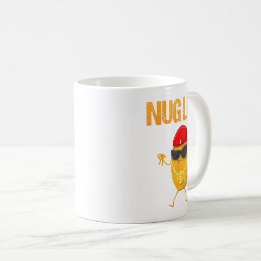 Cooles Hühnchen Nugget Kunst für Jungen Kinder Hüh Kaffeetasse (VorderseiteRechts)