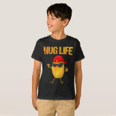 Cooles Hühnchen Nugget Kunst für Jungen Kinder Hüh T-Shirt (Vorne ganz)