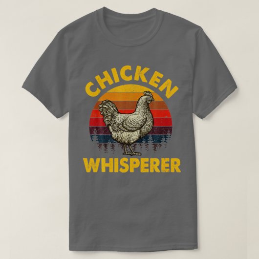Cooles Hühnchen Whispern Funny Chicken Lover Bauer T-Shirt (Design vorne)