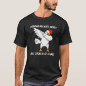 Cooles Hühnerdesign für Männer Vater Rooster Anima T-Shirt (Vorderseite)