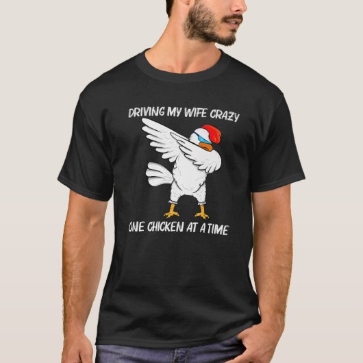 Cooles Hühnerdesign für Männer Vater Rooster Anima T-Shirt (Vorderseite)