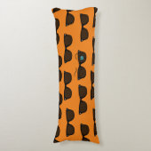 Cooles ikonisches Wink S Black Sunglasses Muster Seitenschläferkissen (Vorderseite Vertikal)