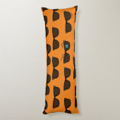 Cooles ikonisches Wink S Black Sunglasses Muster Seitenschläferkissen (Rückseite (Vertikal))