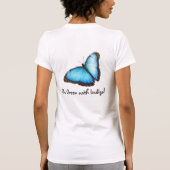 Cooles Indigo T-Shirt (Rückseite)