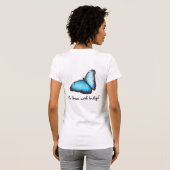 Cooles Indigo T-Shirt (Schwarz voll)