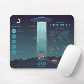 Cooles Informationsdiagramm des UFO Mousepad (Mit Mouse)