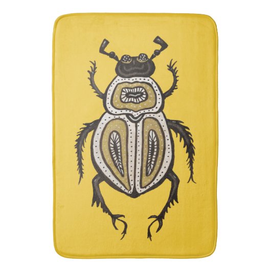 Cooles Insekt Entomologie Badematte (Vorderseite Vertikal)