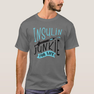Cooles Insulin Junkie Funny Diabetes Awareness-Ges T-Shirt