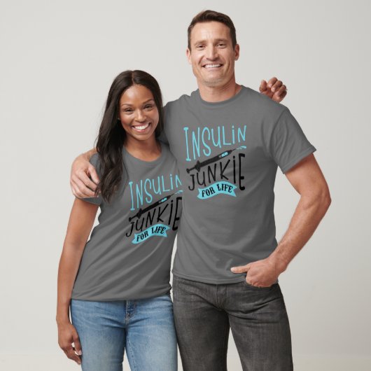 Cooles Insulin Junkie Funny Diabetes Awareness-Ges T-Shirt (Unisex)
