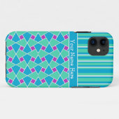 Cooles islamisches Muster und Streifen: Fall iPhon Case-Mate iPhone Hülle (Rückseite (Horizontal))