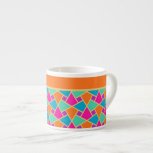 Cooles islamisches Muster und Stripes Espresso Tas Espressotasse