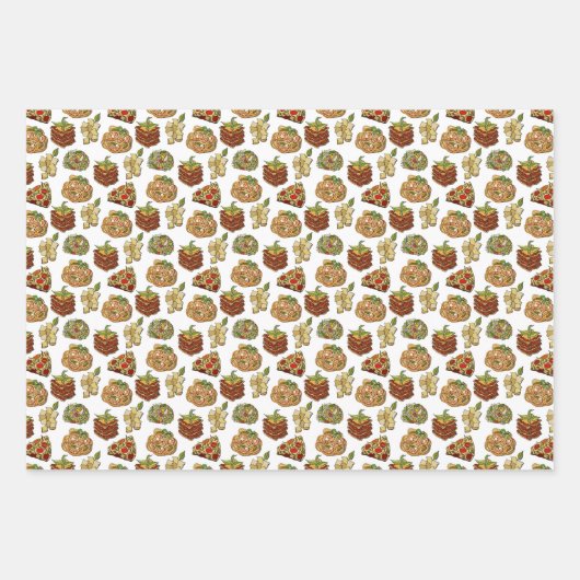 cooles italienisches Party Geschenkpapier Set (Vorderseite 3)