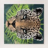 Cooles Jaguar Amazon-Wildtier Puzzle (Horizontal)