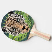 Cooles Jaguar Amazon-Wildtier Tischtennis Schläger (Seitenansicht)