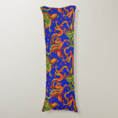 cooles japanisches Drachenmuster Seitenschläferkissen (Vorderseite Vertikal)