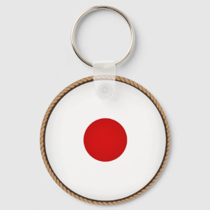 Cooles japanisches Flag-Siegel Schlüsselanhänger