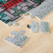 Cooles japanisches Kawase hasui Tempelwaldschrein Puzzle (Seite)