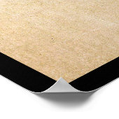 Cooles japanisches Vintages Ukiyo-e-geisha-Portrai Poster (Ecke)