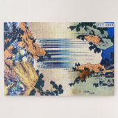 Cooles japanisches Vintages Ukiyo-e-Wasserfall Hok Puzzle (Horizontal)