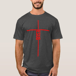 Cooles Jesus Cross Geschenk für Männer Frauen Fu T-Shirt