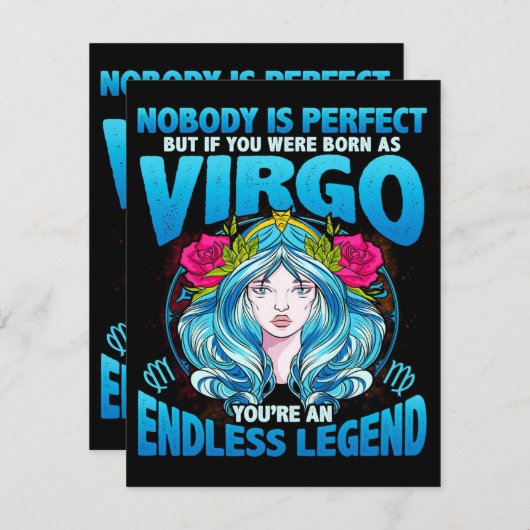 Cooles Jungfrau-Geschenk, Lover-Geschenk | Perfekt Einladung (Vorne/Hinten)