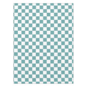 Cooles Kadett Blaues Retro-Chic Prüfmuster Tischdecke (Vorderseite)