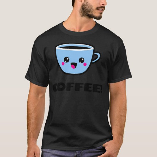 cooles Kaffeedesign T-Shirt (Vorderseite)