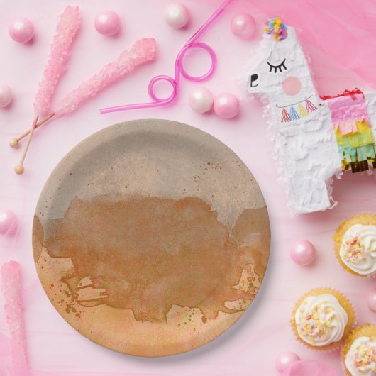 cooles Kaffeeflecken Party Pappteller (Party)