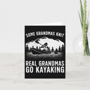 Cooles Kajak für Oma Mama Kayaker Bootkaja Karte