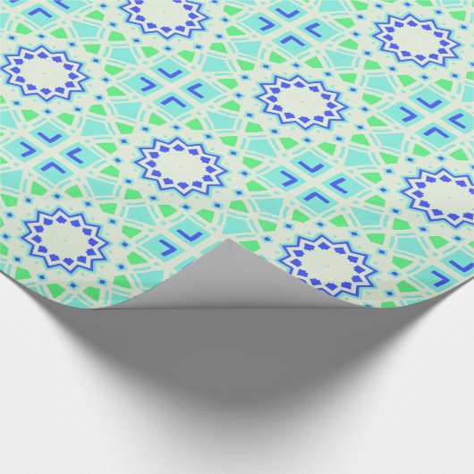 Cooles Kaleidoskop 01 Geschenkpapier (Ecke)