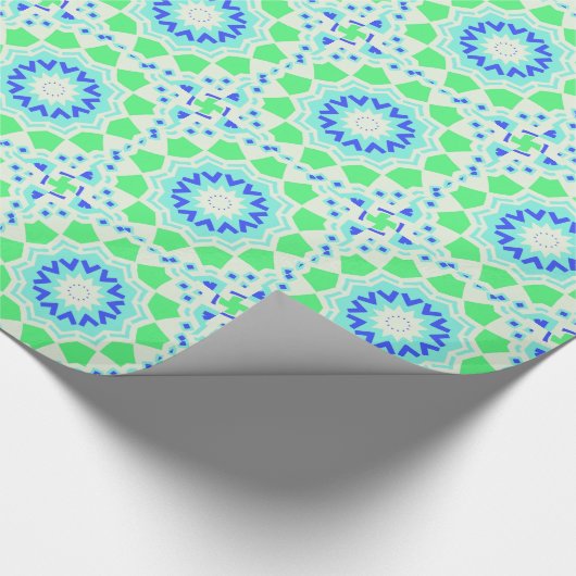 Cooles Kaleidoskop 05 Geschenkpapier (Ecke)