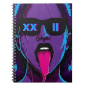 cooles, kaltes Notebook Notizblock (Vorderseite)