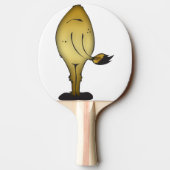Cooles Kamel mit Schatten Tischtennis Schläger (Rückseite)