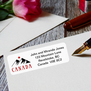 Cooles Kanada-Gebirge Kanadisches Ahornblättriger