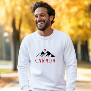 Cooles Kanada-Gebirge Kanadisches Ahornblättriger Sweatshirt