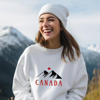 Cooles Kanada-Gebirge Kanadisches Ahornblättriger Sweatshirt