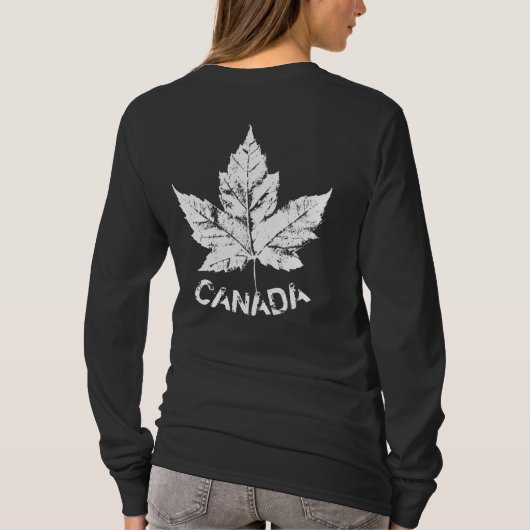 Cooles Kanada-Shirt-personalisierte Kanada-Shirts T-Shirt (Rückseite)