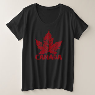 Cooles Kanada Shirt Women's Retro Canada Plus Größ