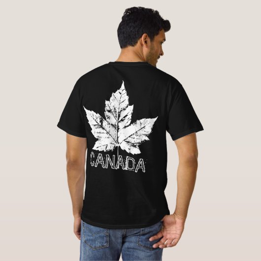 Cooles Kanada Shirts Kanada Souvenir T - Shirt (Schwarz voll)