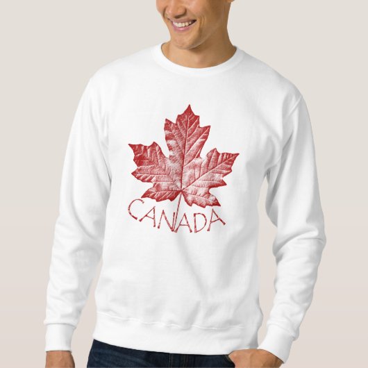 Cooles Kanada-Sweatshirt-Retro Sweatshirt (Vorderseite)