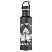 Cooles Kanada Wasserflasche Retro-Ahornleaf Souven Edelstahlflasche (Vorderseite)