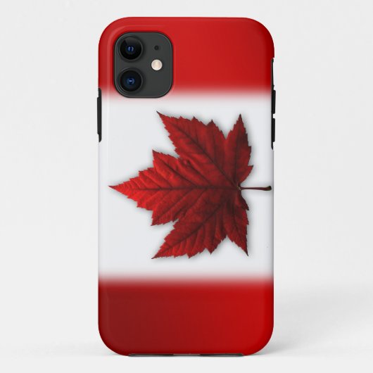 Cooles kanadisches iPhone Case Kanada FlaggenSouve (Rückseite)