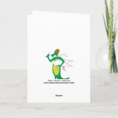 Cooles Kaninchen Karte (Rückseite)