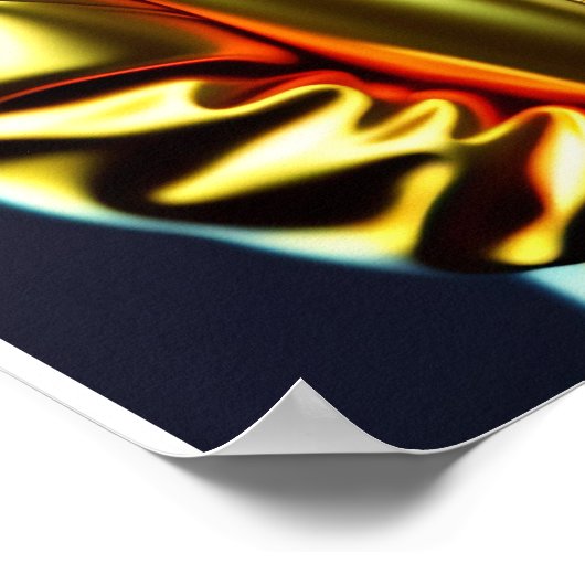 Cooles Kaninchen Poster (Ecke)